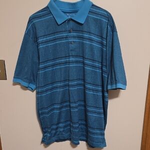Jos. A. Bank Blue Striped Polo Shirt